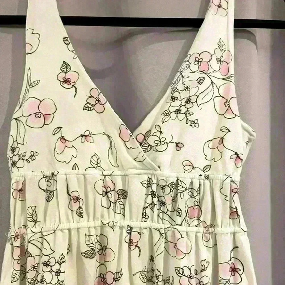 Women’s Yellow V-Cut Summer Dress - Picture 2 of 5